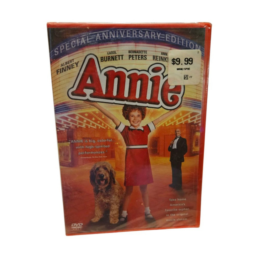 MGM/SPHE Annie Special Anniversary Edition DVD, One Size, Red/Yellow SEALED NEW